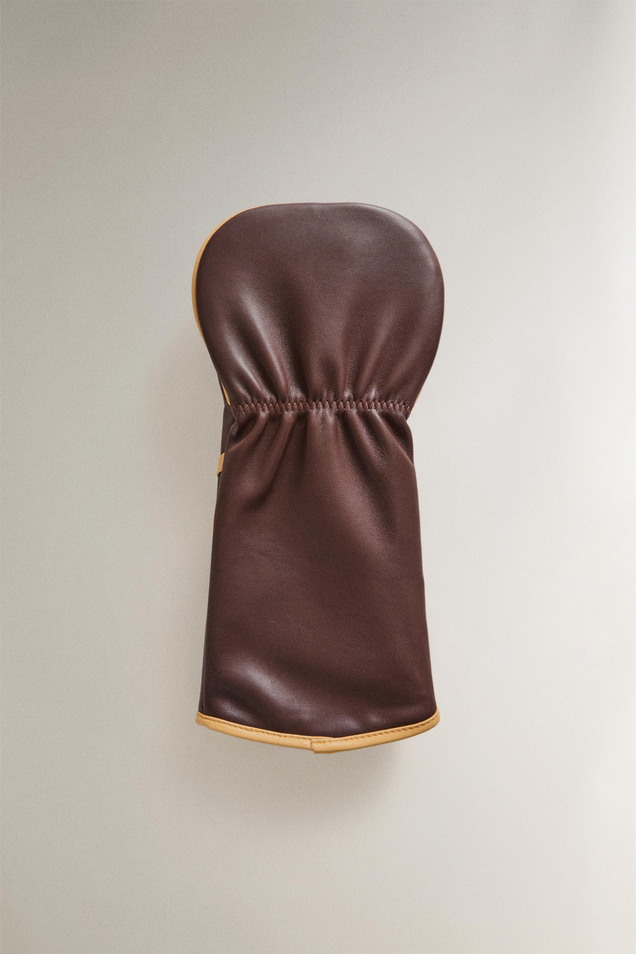 LEATHER DRIVER GOLF CLUB COVER